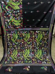 PARROT Kanthawork Saree