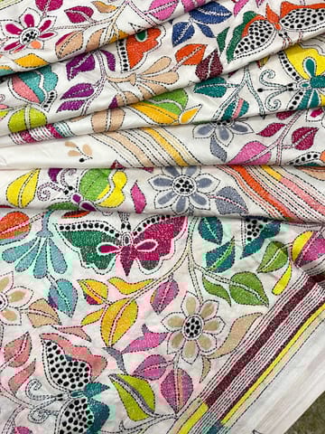 BUTTERFLY Kanthawork Saree