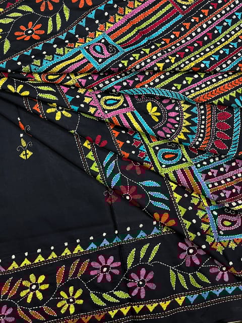 NAWABI Kanthawork Saree