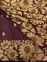 SUNFLOWER Kanthawork Saree