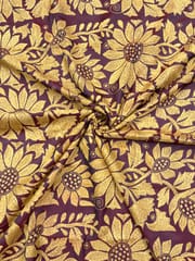 SUNFLOWER Kanthawork Saree
