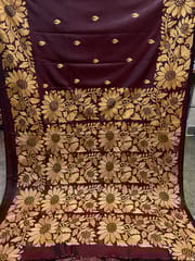 SUNFLOWER Kanthawork Saree