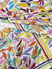 BIRD PARADISE Kanthawork Saree