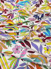 BIRD PARADISE Kanthawork Saree