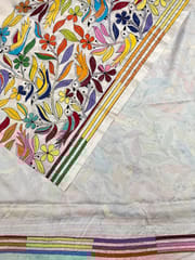 BIRD PARADISE Kanthawork Saree