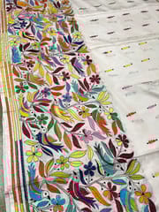 BIRD PARADISE Kanthawork Saree