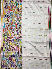 BIRD PARADISE Kanthawork Saree