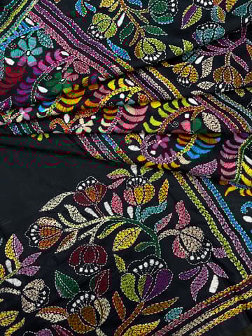 NAVRANG Kanthawork Saree