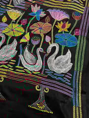 RAJHAMSA Kanthawork Saree