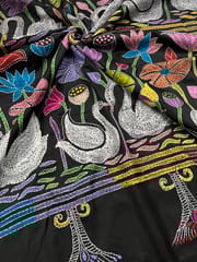 RAJHAMSA Kanthawork Saree