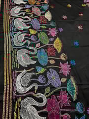 RAJHAMSA Kanthawork Saree