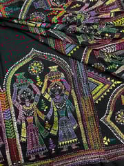 VILLAGE THEME Kanthawork Saree