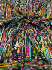 VILLAGE THEME Kanthawork Saree