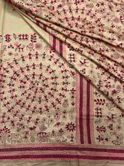 WARLI Kanthawork Saree