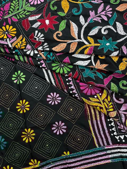 FUSION Kanthawork Saree