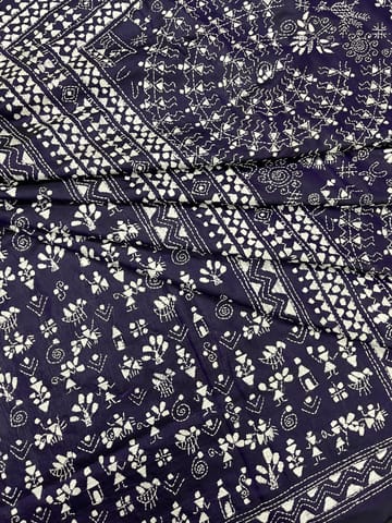 WARLI Kanthawork Saree