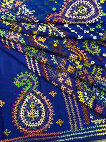 RANGOLI Kutchwork Saree