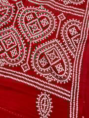 MUGHALAI Kutchwork Saree