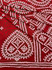 MUGHALAI Kutchwork Saree