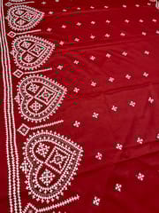 MUGHALAI Kutchwork Saree