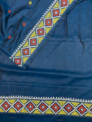 MANMOHAK Kutchwork Saree