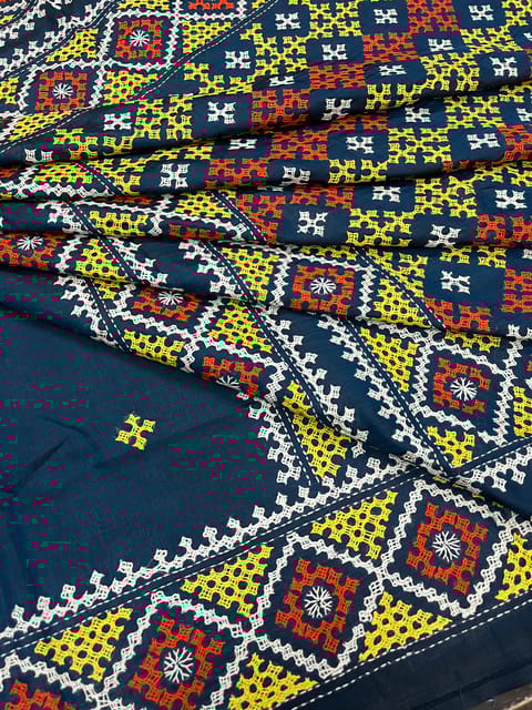 MANMOHAK Kutchwork Saree
