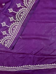 MAHAL Kutchwork Saree