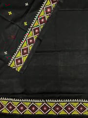 GEOMETRIC Kutchwork Saree