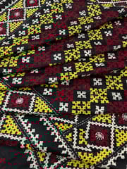 GEOMETRIC Kutchwork Saree