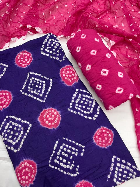 Bandhani Dress Material