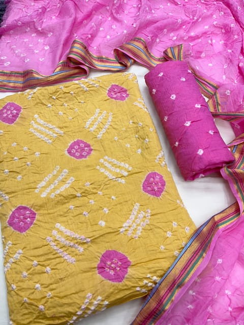 Bandhani Dress Material