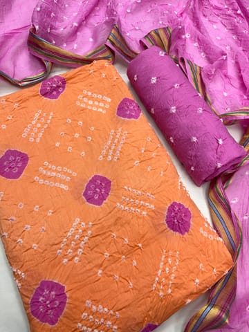 Bandhani Dress Material