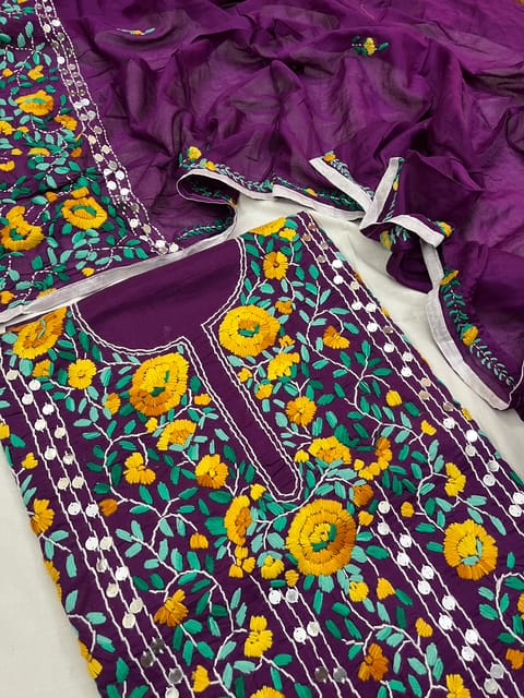 Phulkari Dress Material