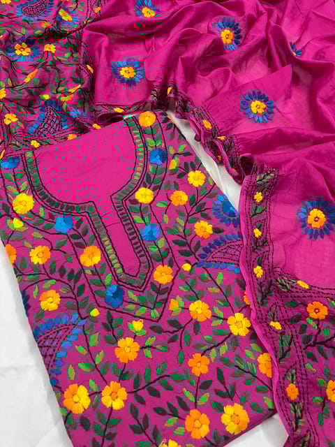 Phulkari Dress Material