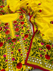 Phulkari Dress Material