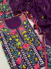 Phulkari Dress Material