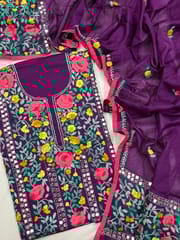 Phulkari Dress Material