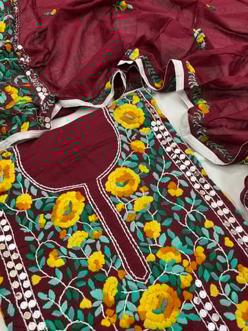 Phulkari Dress Material