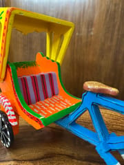 Wooden Rickshaw - BIG
