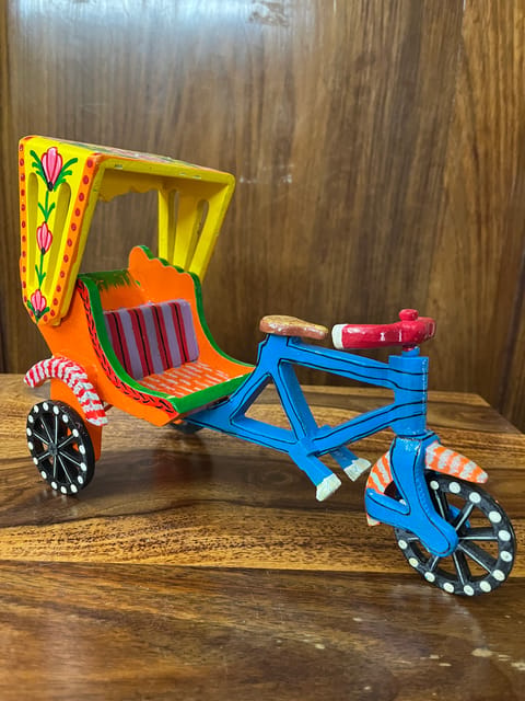 Wooden Rickshaw - BIG