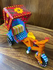 Wooden Rickshaw - SMALL