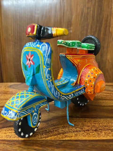 Wooden Retro Scooter