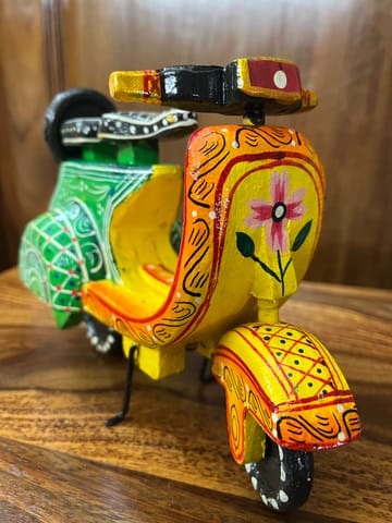 Wooden Retro Scooter