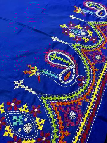 Art Silk Kutchwork Blouse Piece