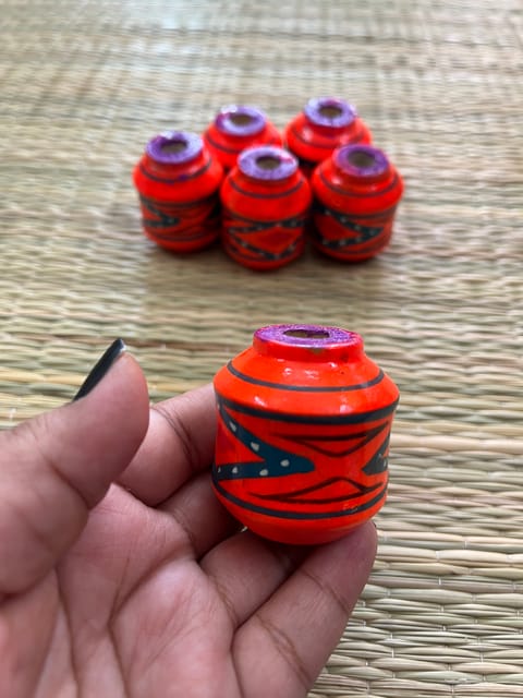 Miniature Wooden Pot