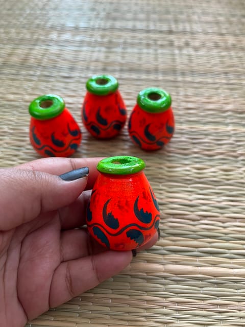 Miniature Wooden Pot