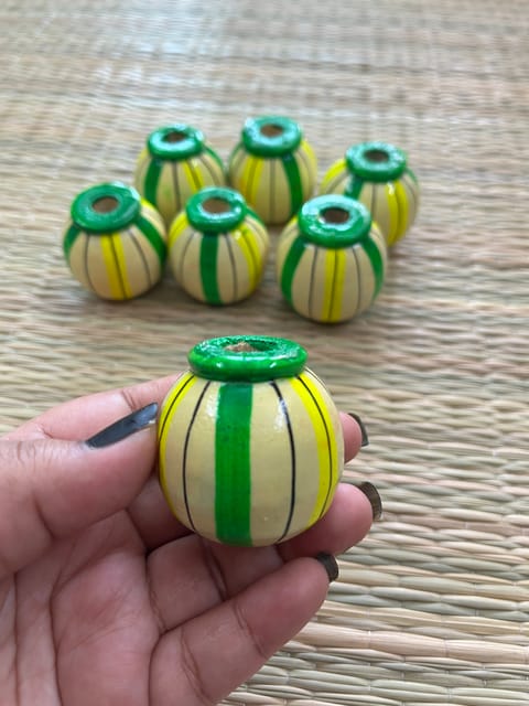 Miniature Wooden Pot