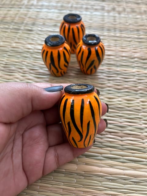 Miniature Wooden Pot