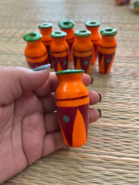 Miniature Wooden Pot