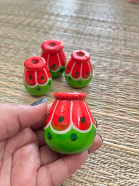 Miniature Wooden Pot